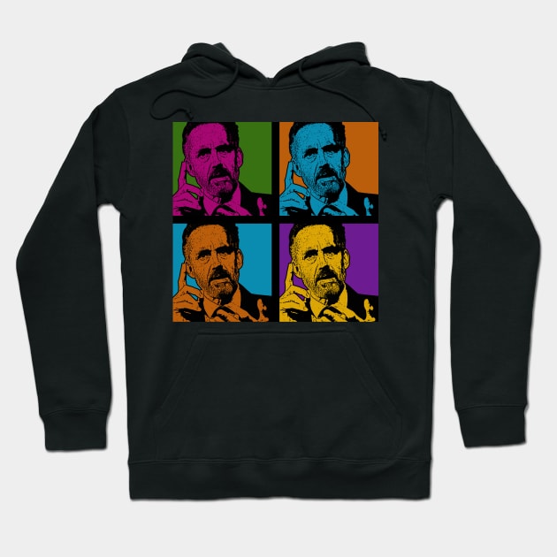 Jordan B Peterson Pop Art Hoodie by So Young So Good